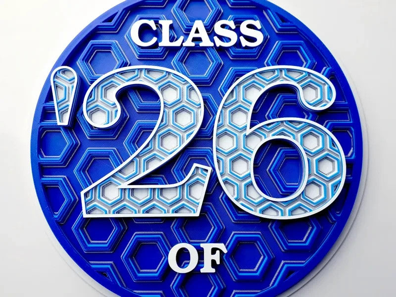 Class of 2026 Wall Art Or Display 3D printed Dimensional Mosaic