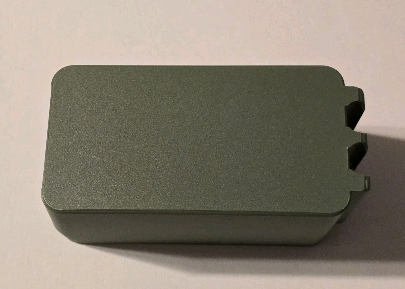 25-06 Ammo Box Snap Lock 50 rd 3D Printed Storage Olive Green Gold Pla