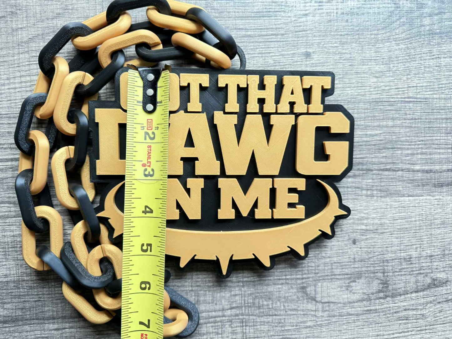 Got That Dawg In Me Oversized Necklace, Hype Chain [Made To Order]