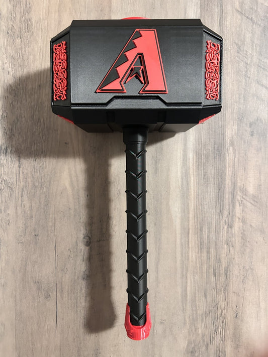 Eclipse Baseball Diamondbacks Themed Mjolnir Thor's Hammer