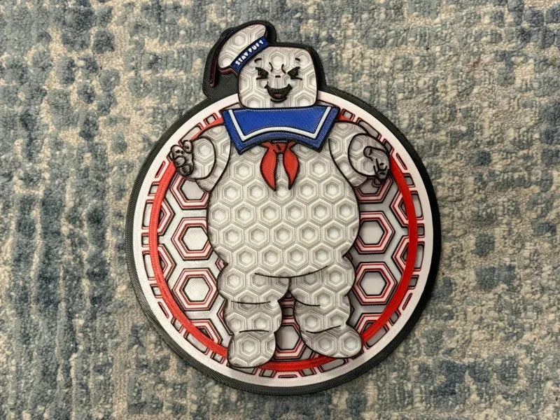 Ghost Busters Wall Art Or Display 3D printed Dimensional Mosaic