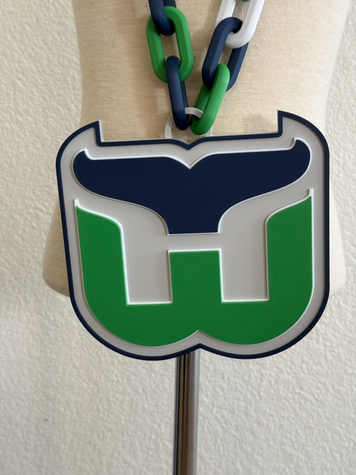 Hartford Whalers Oversized Necklace, Hype Chain
