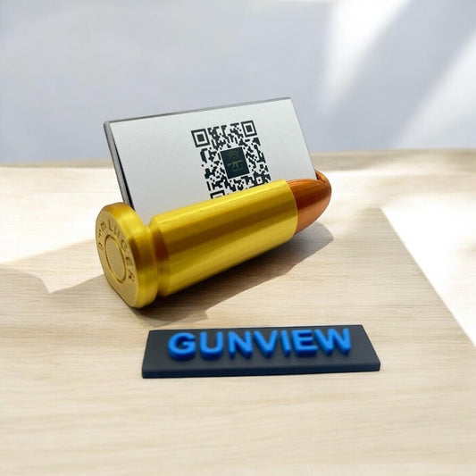 9mm Bullet Business Card Holder