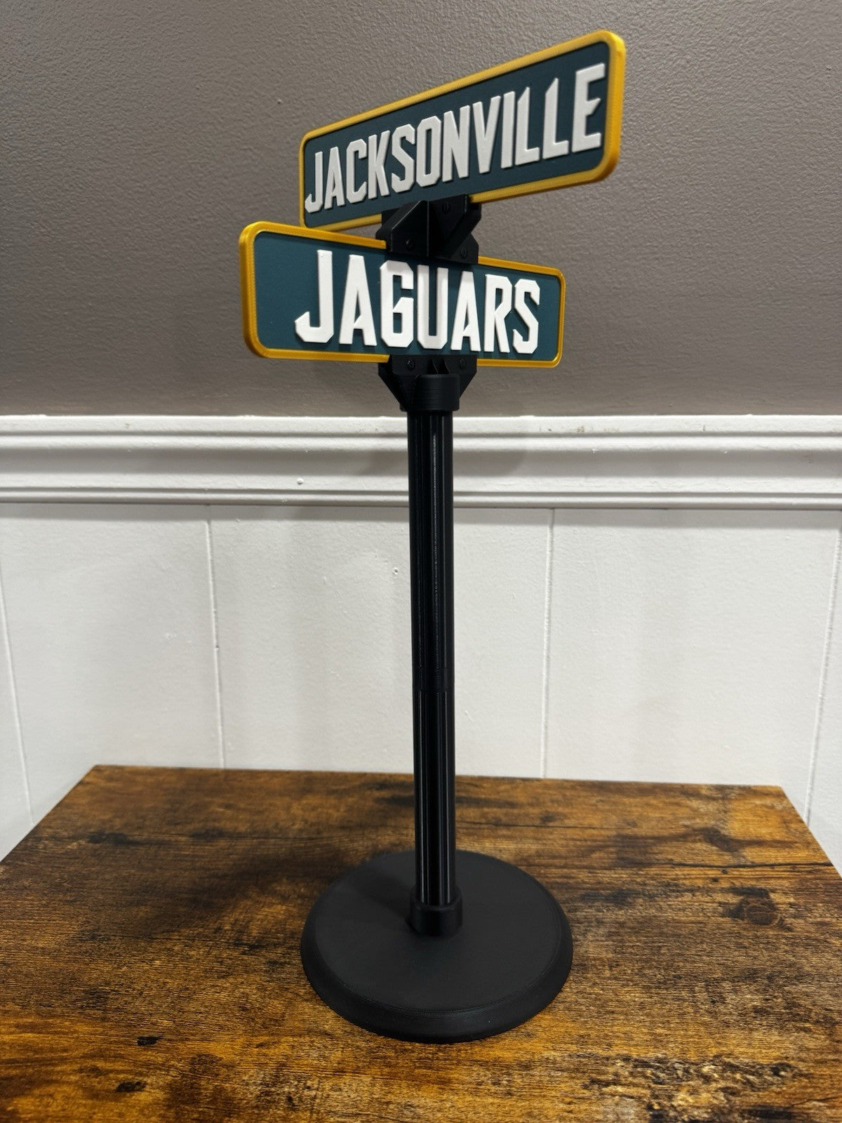 Jacksonville Jaguars Street Sign Office Man Cave Sports Memorabilia Shelf Decor