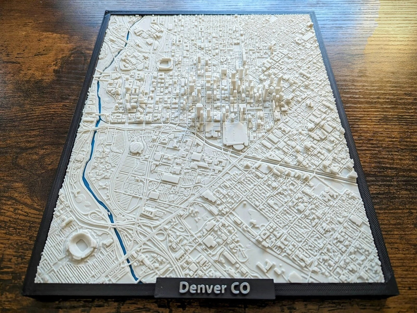 Denver Colorado USA 3D City Map