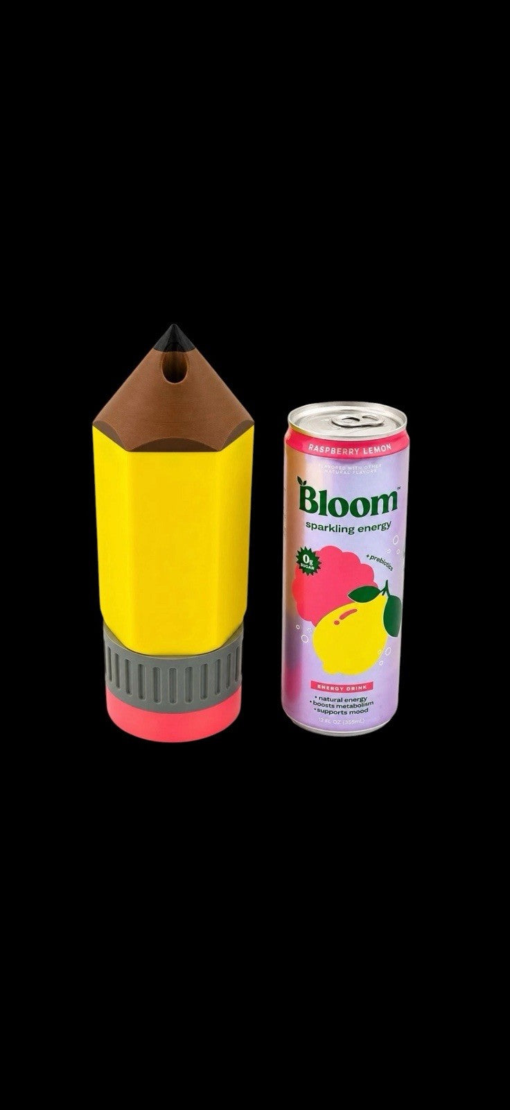 Pencil SLIM Can Cooler Koozie - Teachers Gift
