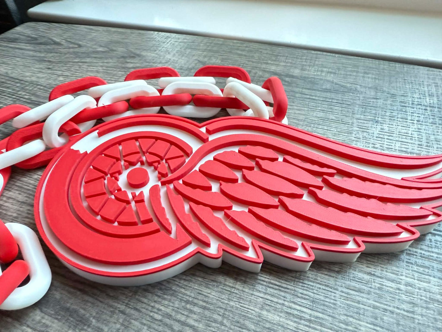 Detroit Red Wings Oversized Necklace, Hype Chain