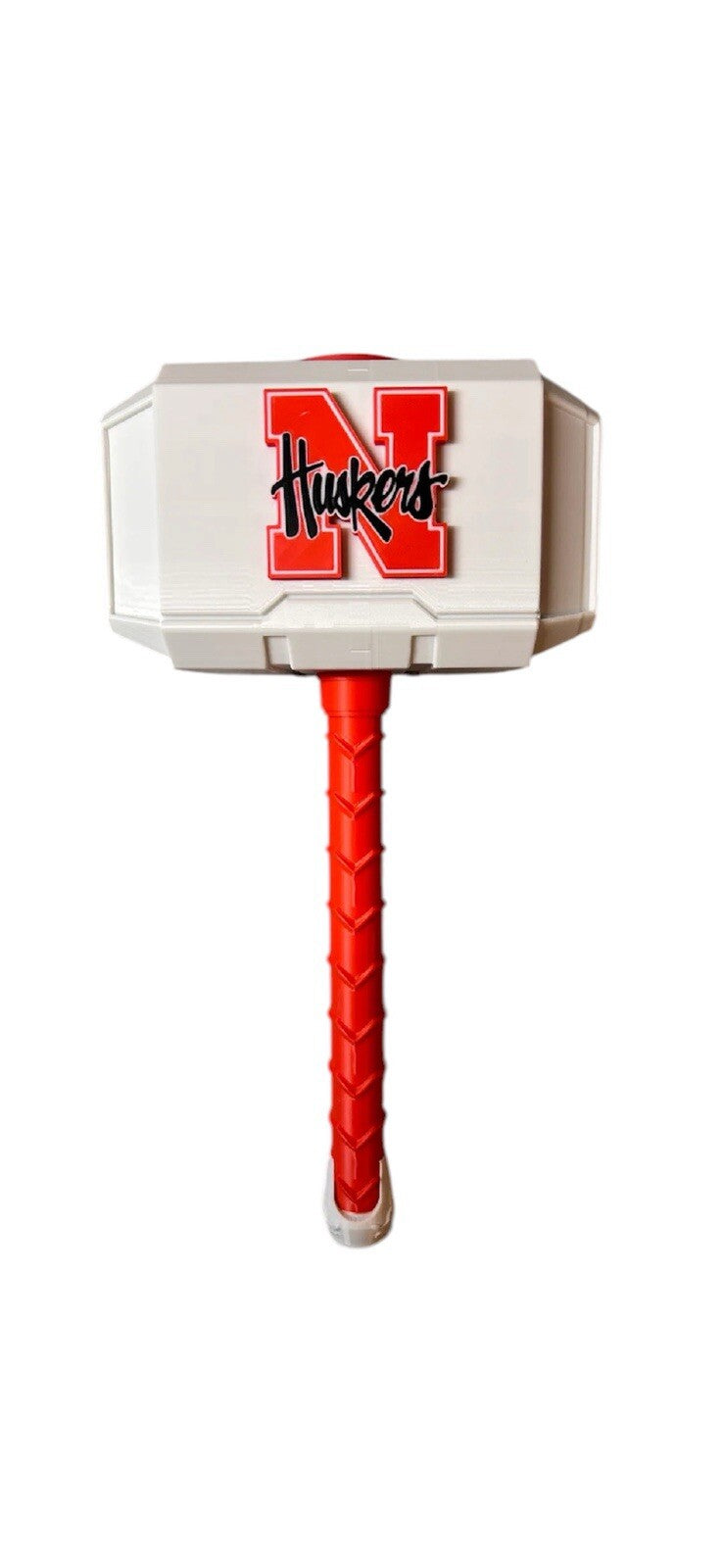 Nebraska Cornhuskers NCAA Mjolnir Thor Hammer. 3D Printed Fan Art