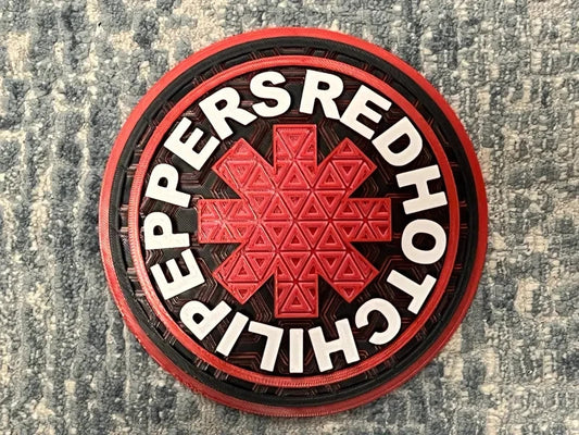 Red Hot Chili Peppers Wall Art Or Display 3D printed Dimensional Mosaic
