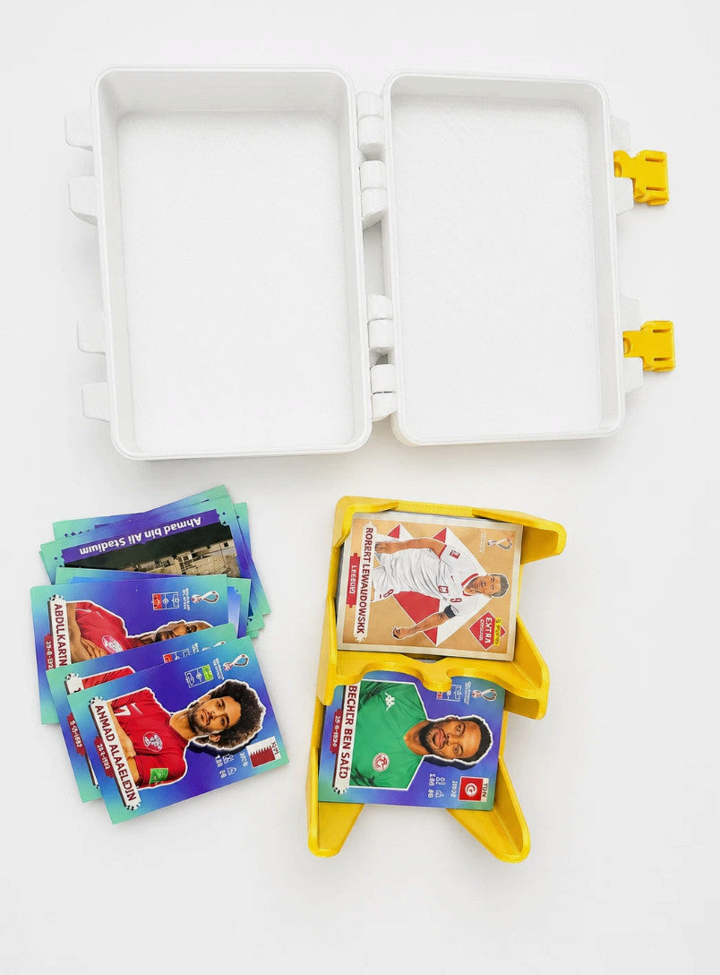 FIFA Soccer Sticker Organizer Panini Album Case Holds 250 Cards 3D Print