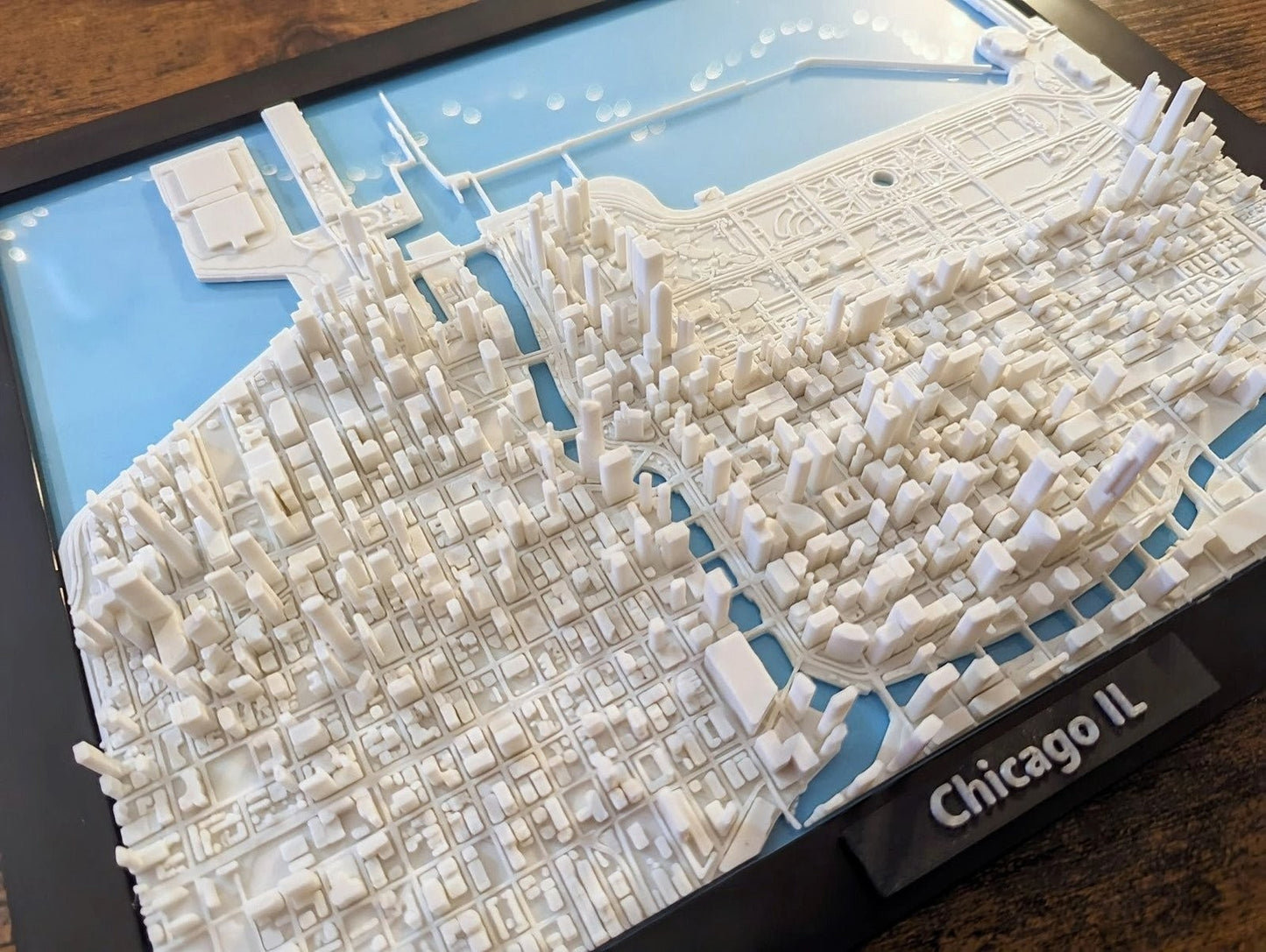 Chicago Illinois USA 3D City Map