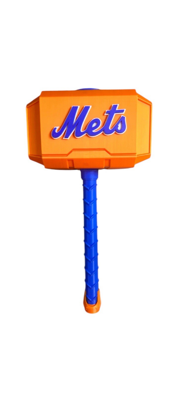 New York Mets MLB Mjolnir Thor's Hammer. Life Size  3D Printed Fan Art. NY