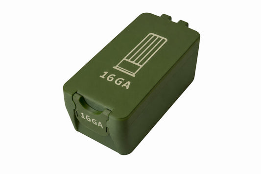 16 Gauge Ammo Box – 15 Rounds - Snap Close Storage Box | Fully Customizable