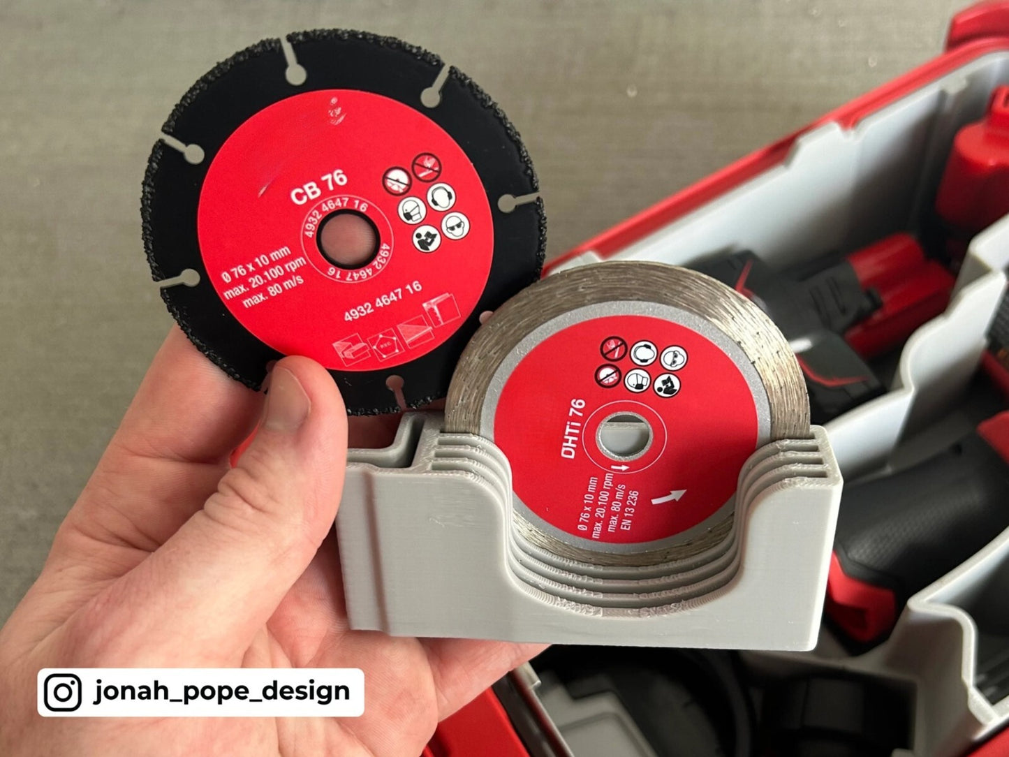 M12 Cut Off Tool Insert for Milwaukee Packout | Jonah Pope (Insert Only)