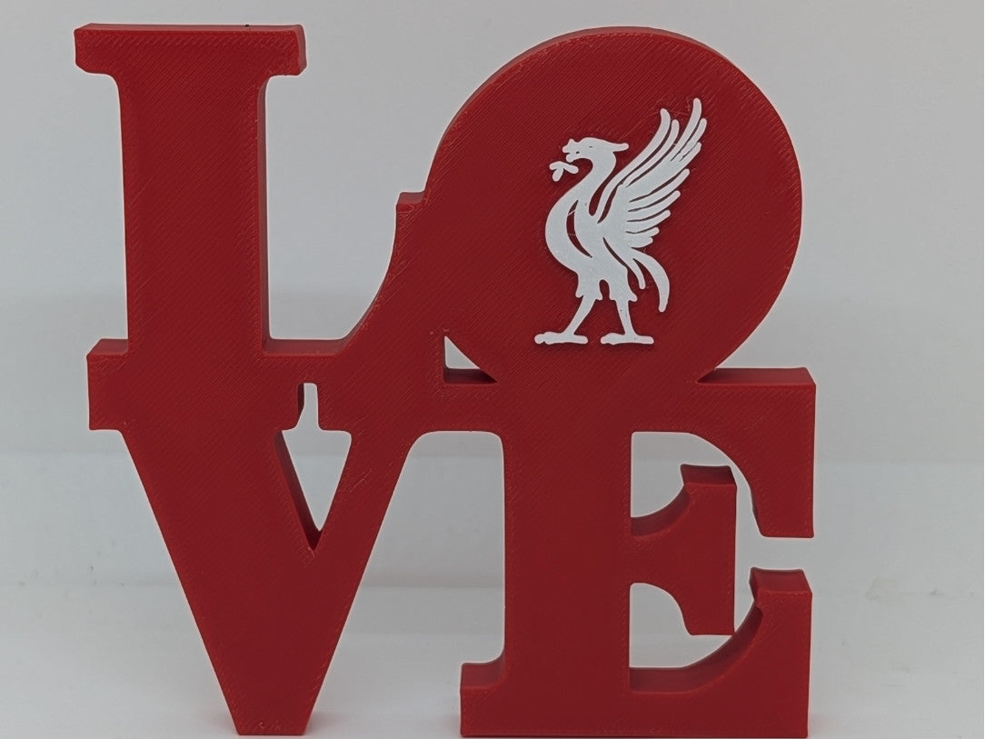 Liverpool FC Love Park Sign 3D Printed Wall Sign