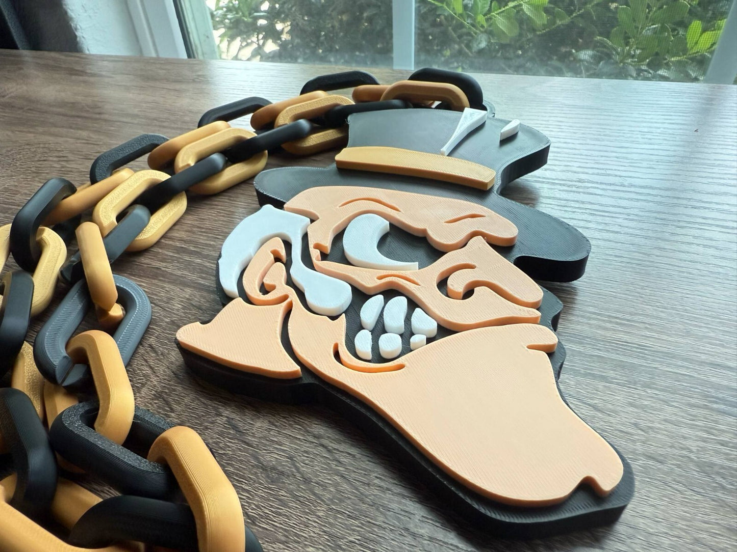 Wake Forest Demon Deacons V2 Oversized Necklace, Hype Chain [Made To Order]