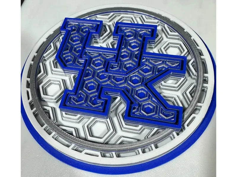 Kentucky Wildcats Wall Art Or Display 3D printed Dimensional Mosaic