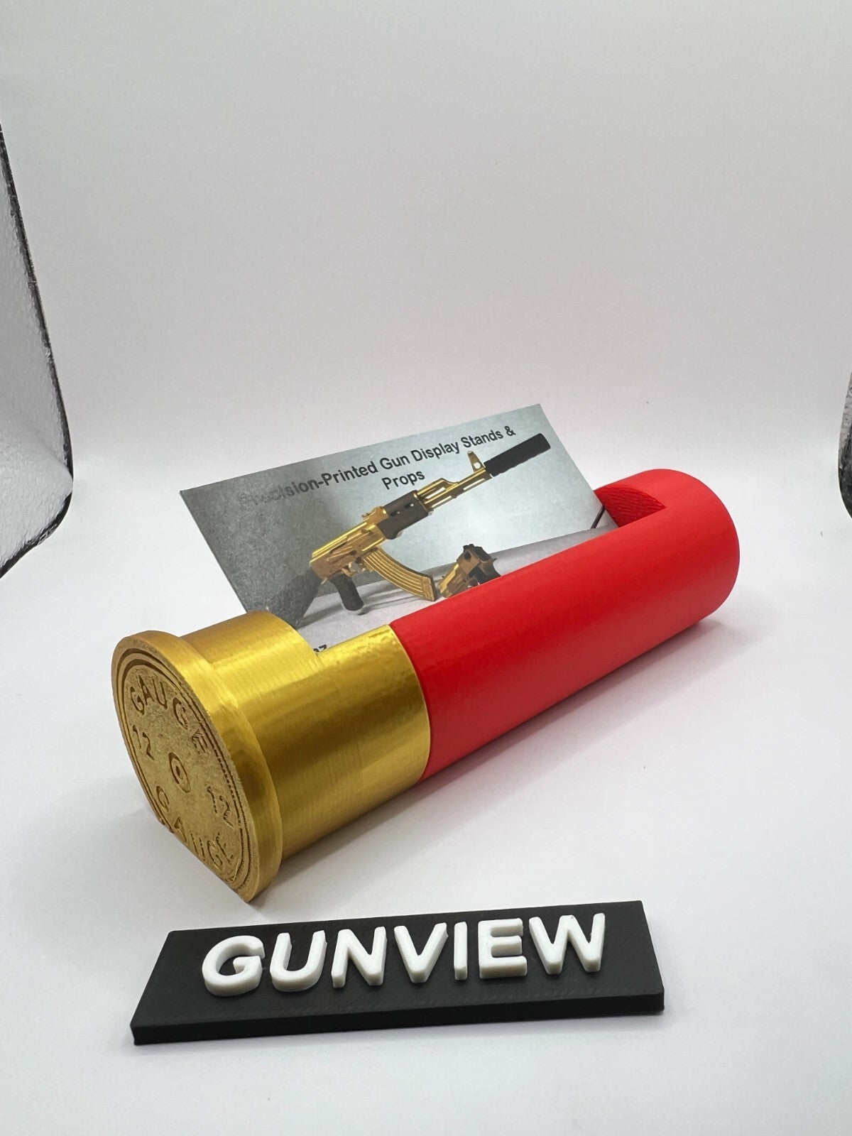 Shotgun Shell Business Card Holder – Desk Organizer for Firearm Enthusiasts