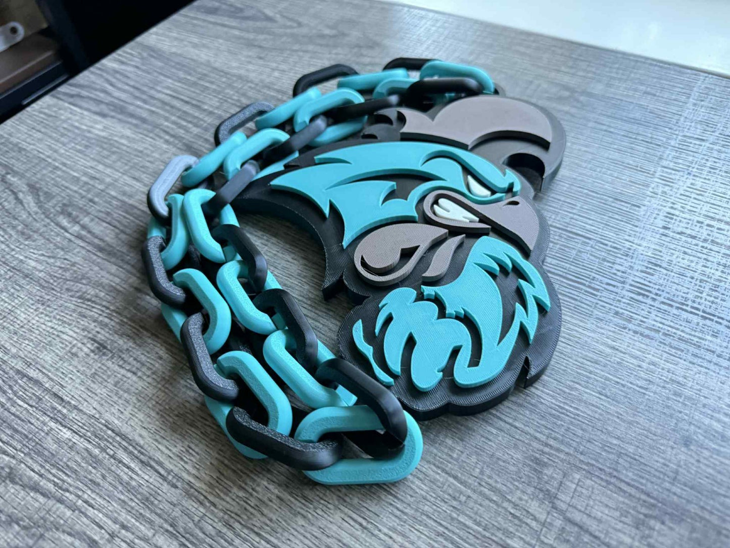 Coastal Carolina Chanticleers Oversized Necklace, Hype Chain [Made To Order]