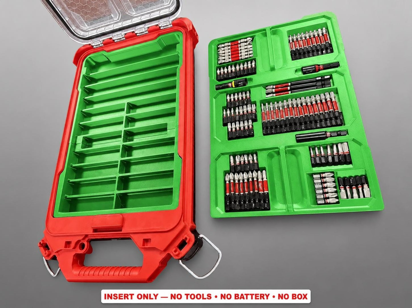 Milwaukee Packout Insert for PACKOUT SHOCKWAVE Driver Bit 00pc | 3D Printed