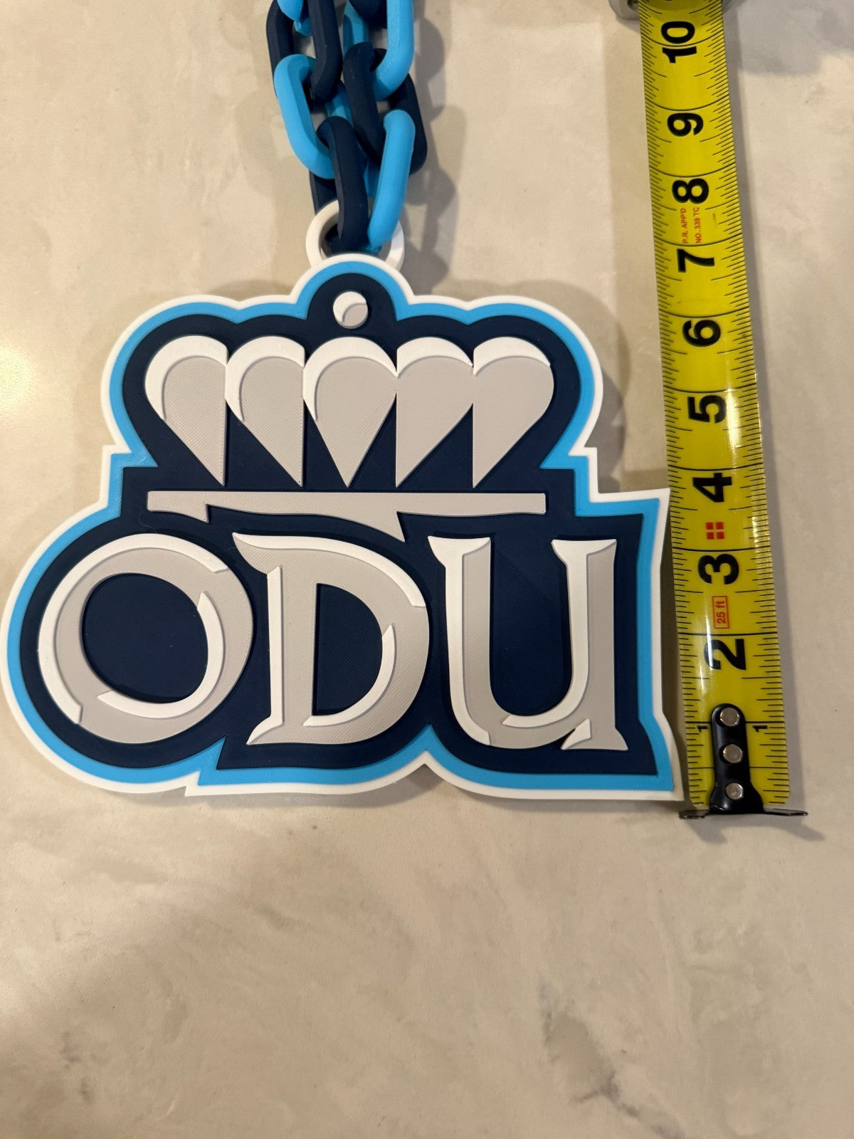 Old Dominion Monarchs Logo Oversized Necklace, Hype Chain