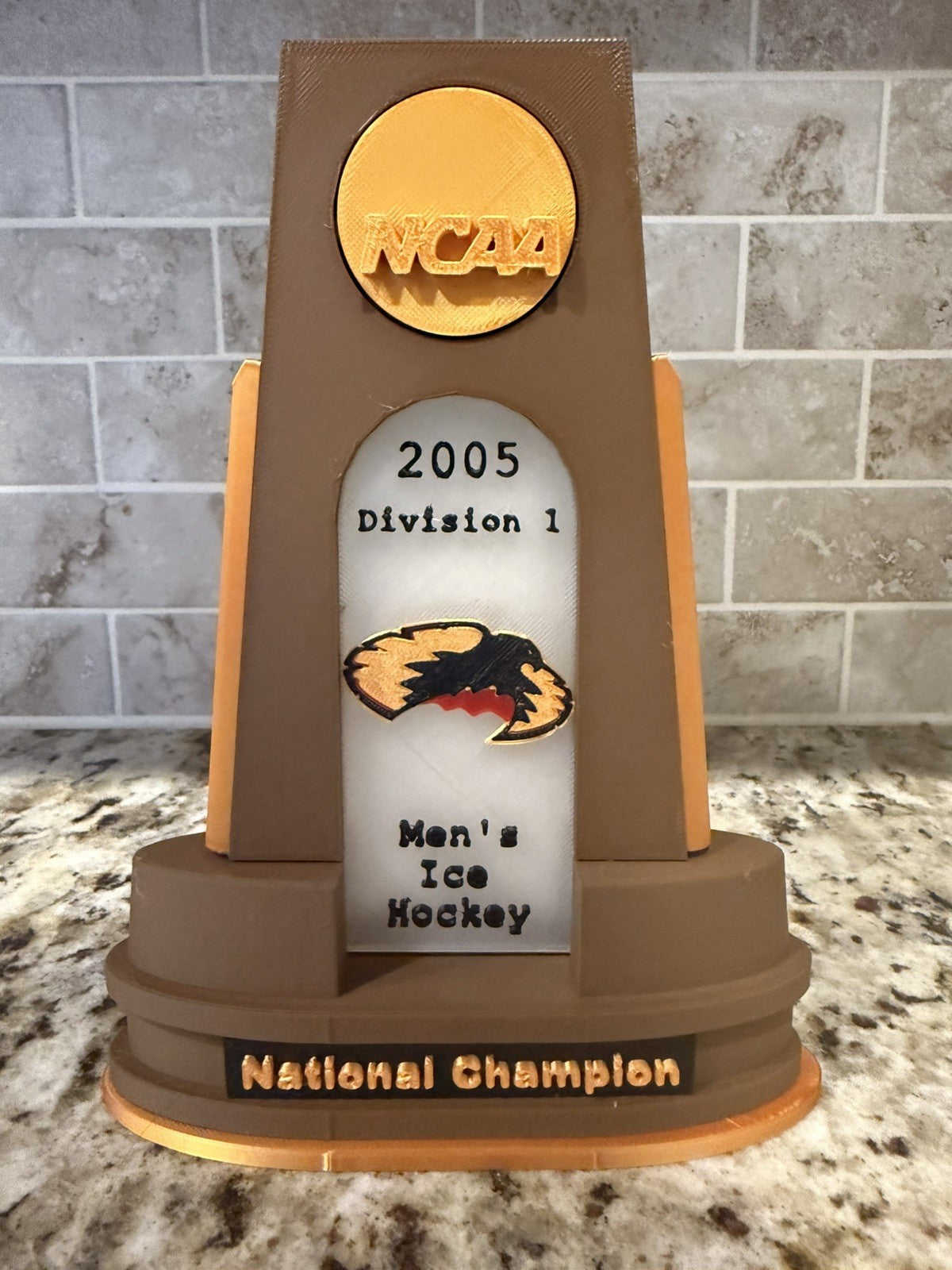 Denver pioneers 2004/2005 hockey national champion  3d print custom