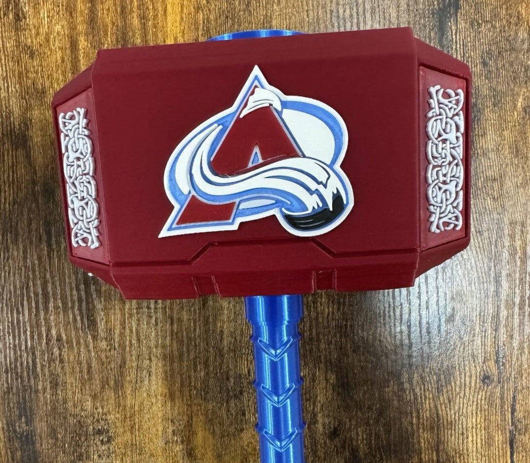 Colorado Avalanche 13” Thor Hammer NHL Hockey Fan Gifts Man Cave Office