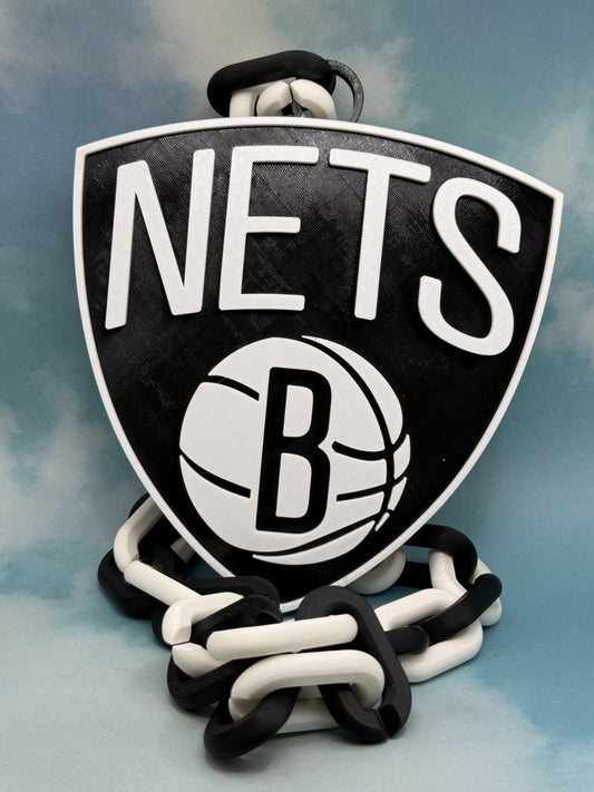 Brooklyn Nets Oversize Logo Necklace Hype Chain