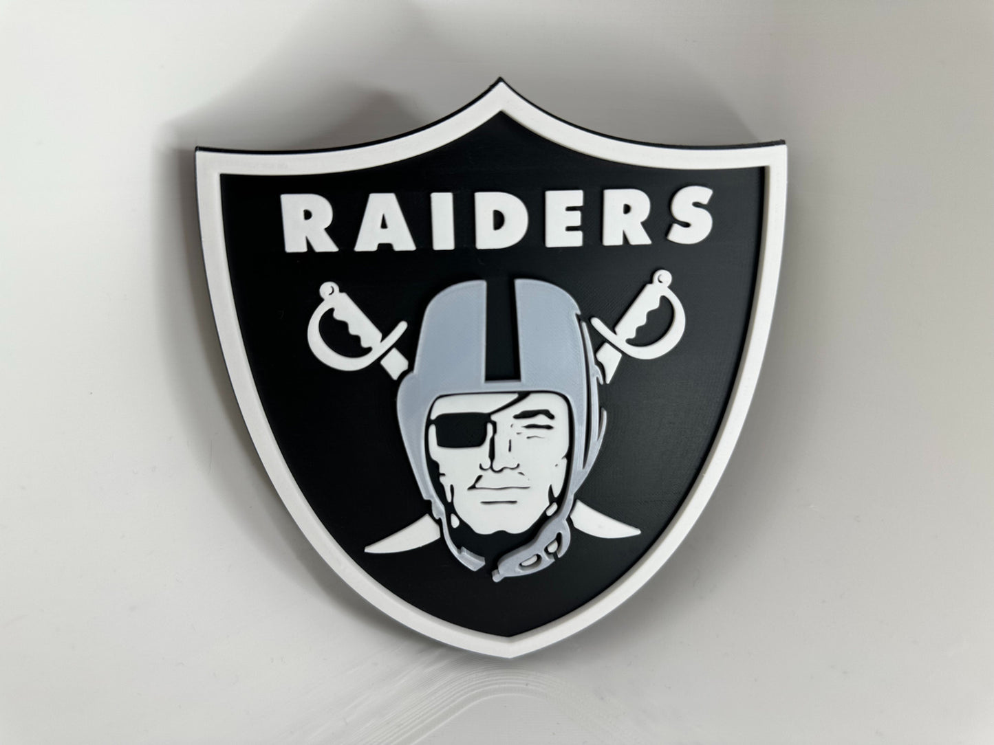 Las Vegas Raiders Logo 2020 3D Printed Logo Wall Sign