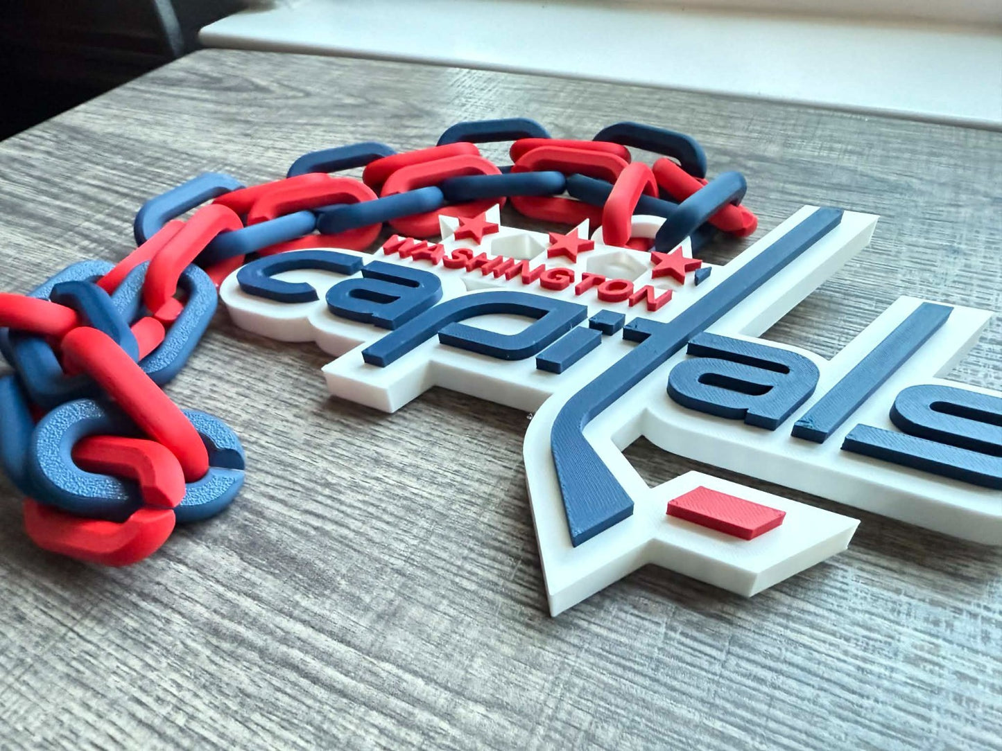 Washington Capitals Oversized Necklace, Hype Chain