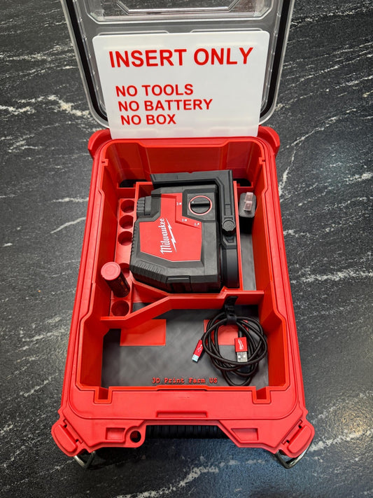 Milwaukee Compatible RedLithium Laser Packout Insert Tray