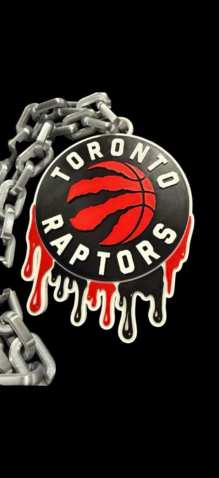 Toronto Raptors Logo Dripping Pendant