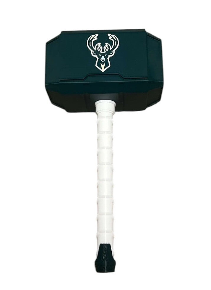 Milwaukee Bucks NBA Mjolnir Thor's Hammer. Life Size  3D Printed Fan Art. Thor