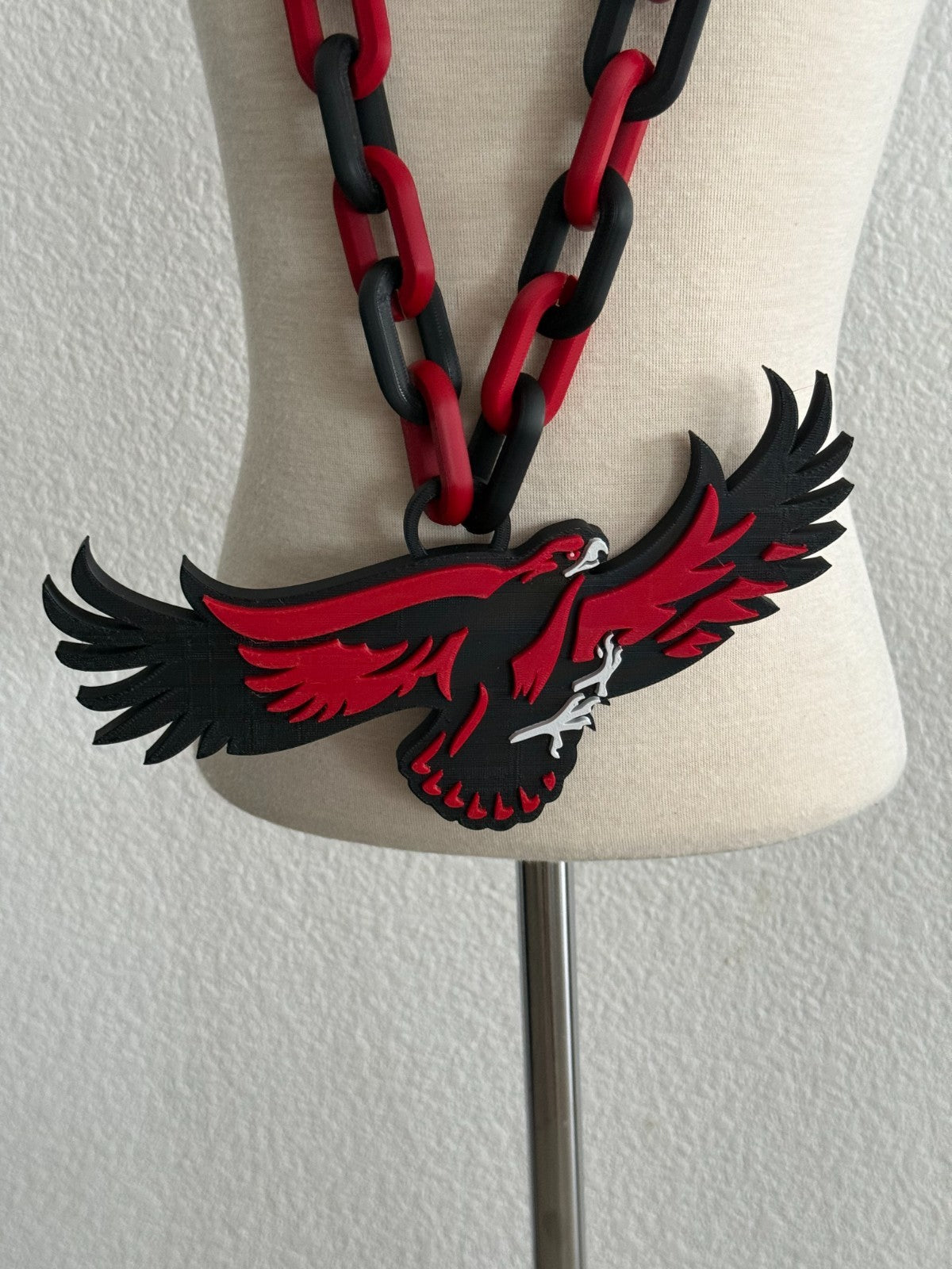 Saint Joseph's Hawks Oversized Necklace Turnover Hype Chain HandMade 3D Printed
