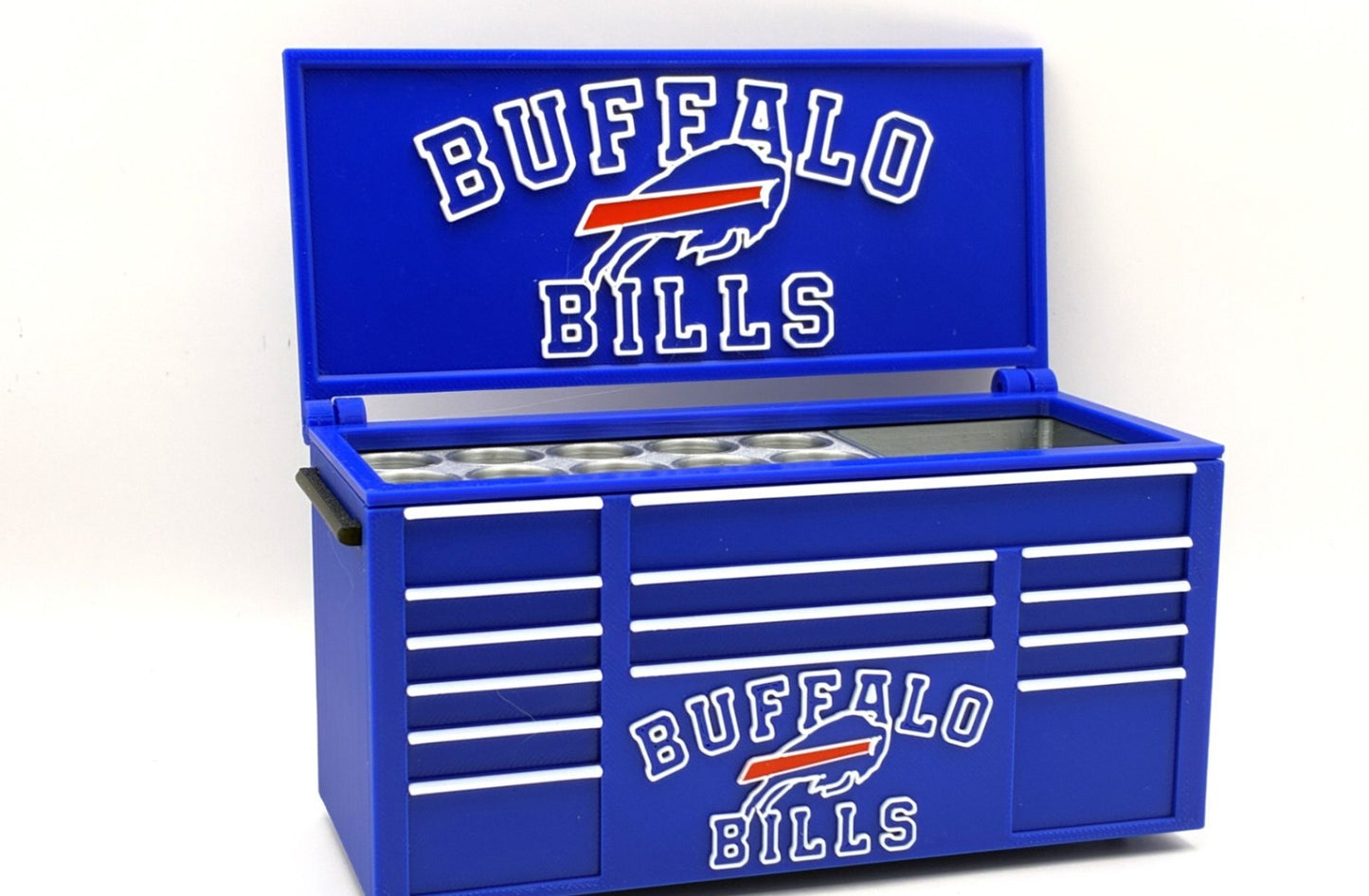 Mini Toolbox Pen Holder – Football Team Inspired Desk Organizer – Gift for Spor