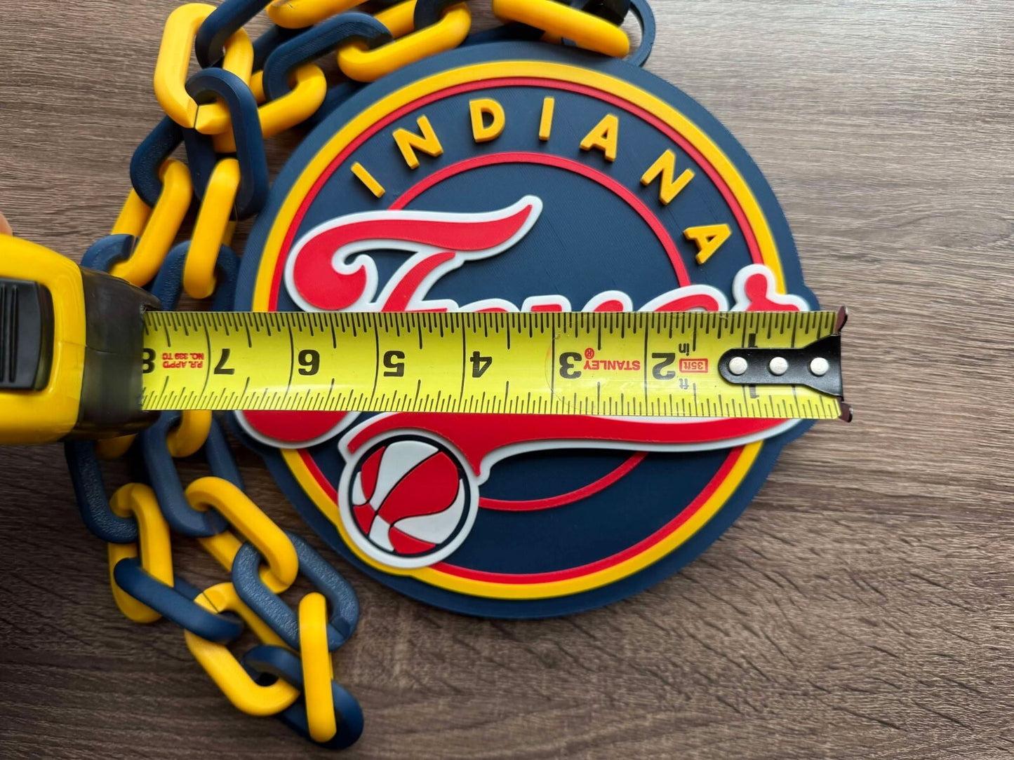Indiana Fever Oversized Necklace, Pendant Chain [Made to Order]