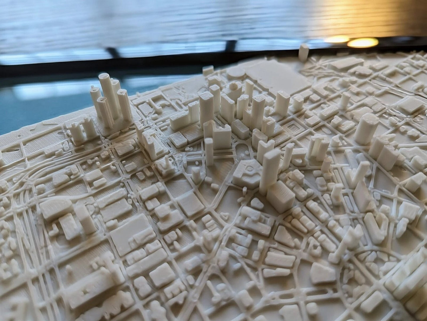 Detroit Michigan USA 3D City Map