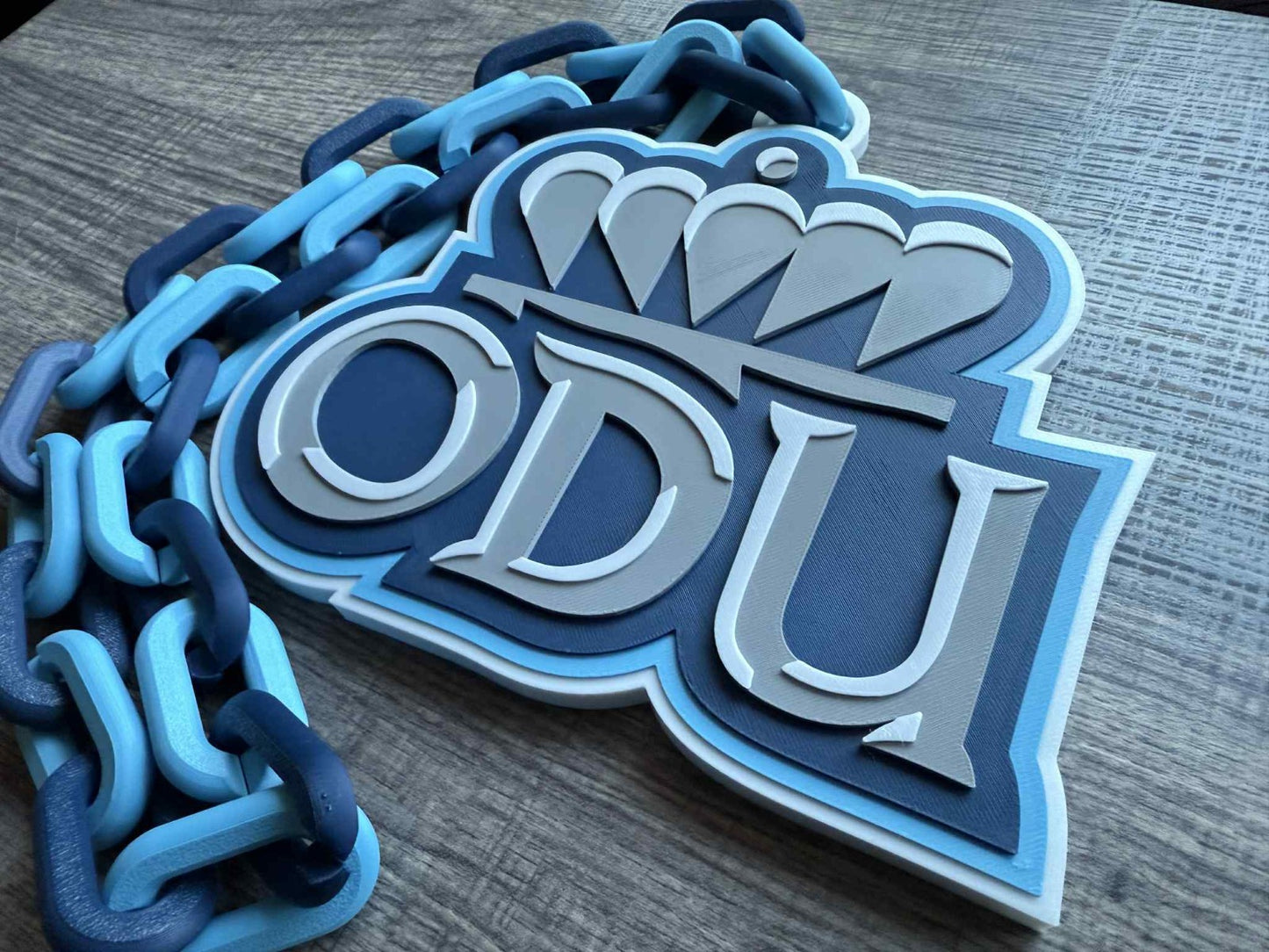 Old Dominion Monarchs Logo Oversized Necklace, Hype Chain [Made To Order]